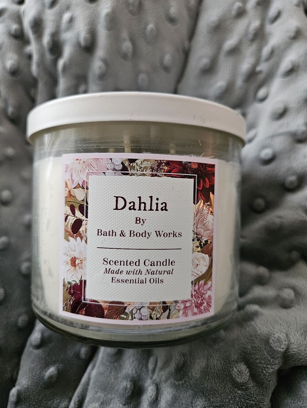 Bath & Body Works Dahlia Scented 3-Wick Candle